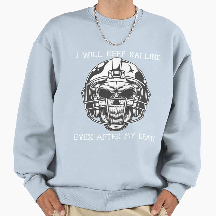 American Soccer Halloween Sweatshirt - Casual Everyday Wear Men Women - T-Shirt, Sweatshirt, Hoodie