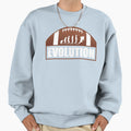 Football Evolution Human Sweatshirt - Trendy Graphic Unisex - T-Shirt, Sweatshirt, Hoodie