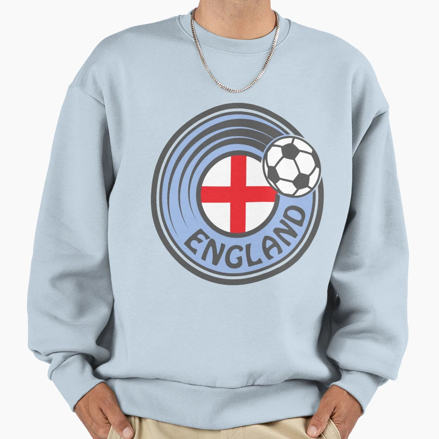 England Football Soccer Sign Sweatshirt - Aesthetic Graphic Men Women - T-Shirt, Sweatshirt, Hoodie