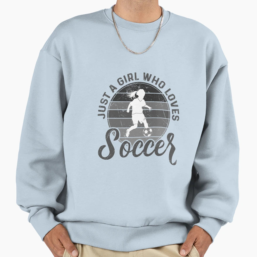 Soccer Player Sweatshirt - Custom Art Print Men Women - T-Shirt, Sweatshirt, Hoodie