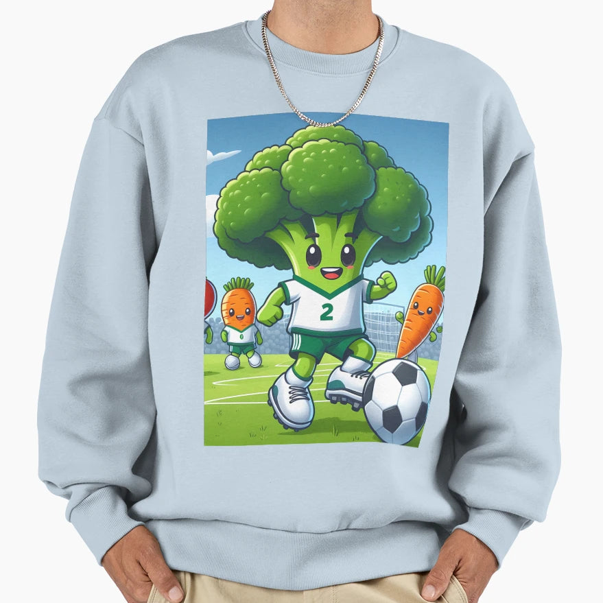 Vegetable Soccer Team Sweatshirt - Minimalist Print Men Women - T-Shirt, Sweatshirt, Hoodie