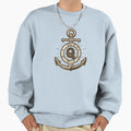 Monogram Q Anchor Sweatshirt - Minimalist Print Men Women - T-Shirt, Sweatshirt, Hoodie