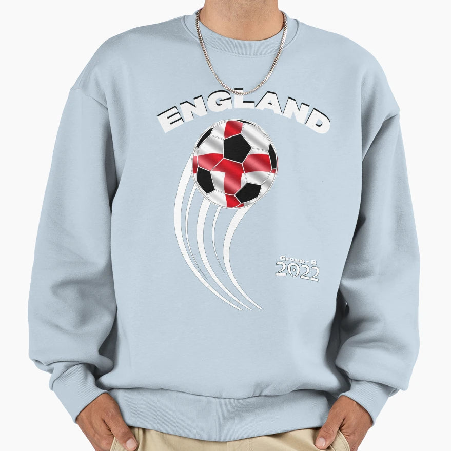 World Cup 2022 Team England Sweatshirt - Minimalist Print Unisex - T-Shirt, Sweatshirt, Hoodie