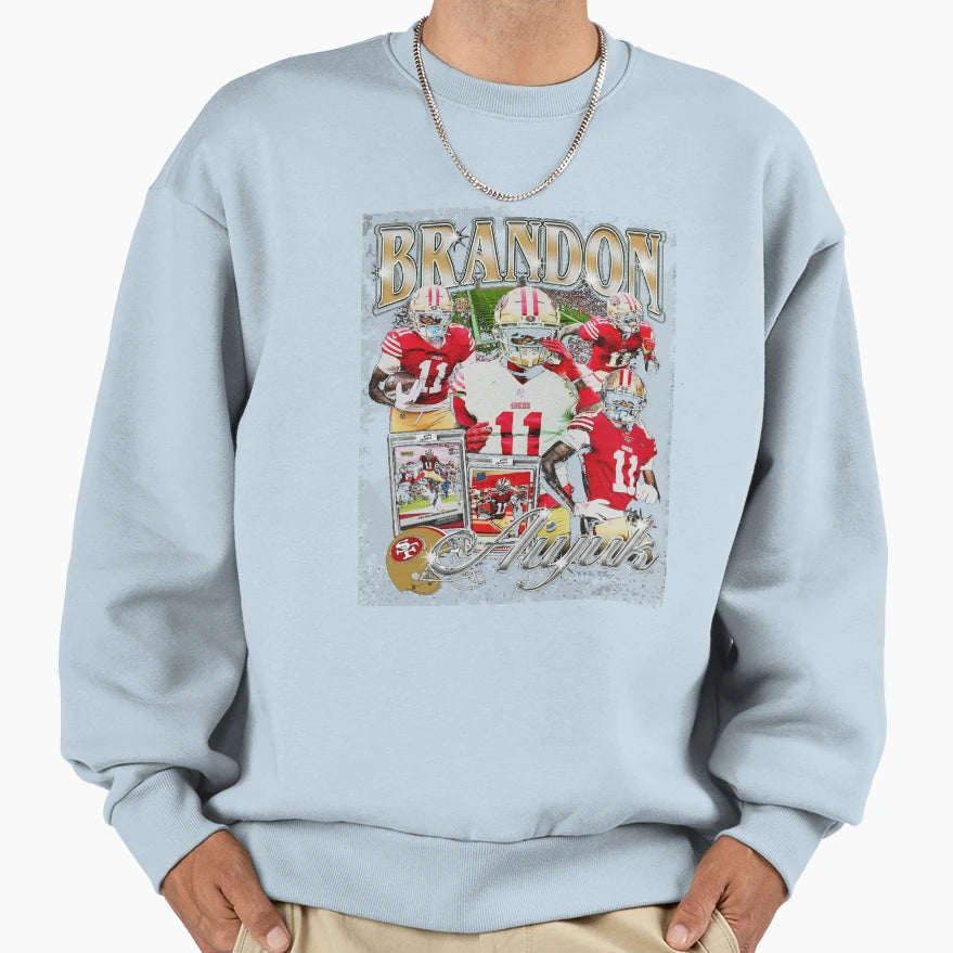 Brandon Aiyuk Bootleg Sweatshirt - Novelty Apparel Men Women - T-Shirt, Sweatshirt, Hoodie