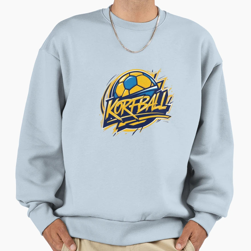 Korfball Logo Ball Sweatshirt - Trendy Graphic Unisex - T-Shirt, Sweatshirt, Hoodie