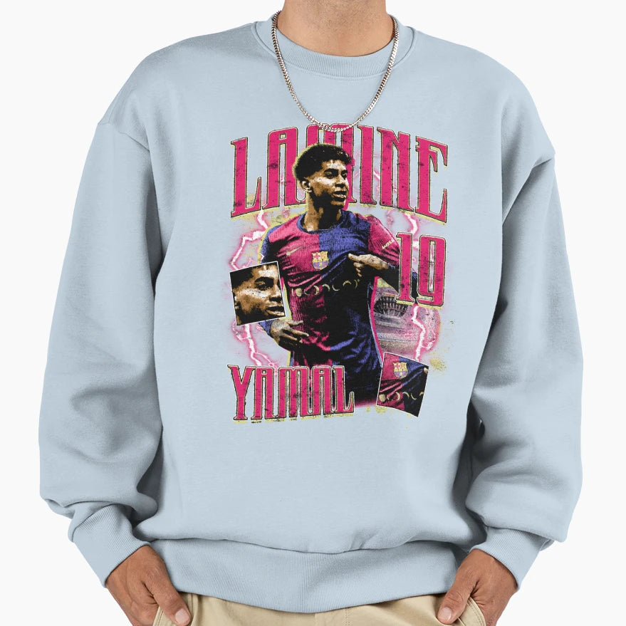 Lamine Yamal Sweatshirt - Graphic Print Men Women - T-Shirt, Sweatshirt, Hoodie