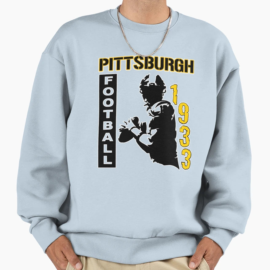 Pittsburgh Football Sweatshirt - Casual Everyday Wear for Adults - T-Shirt, Sweatshirt, Hoodie