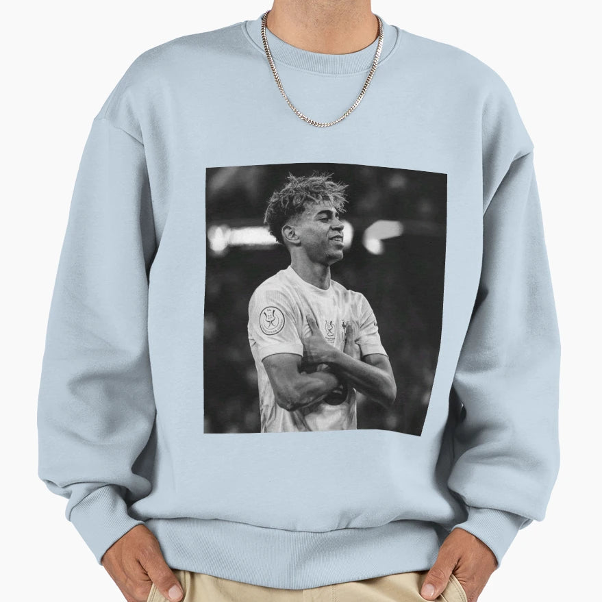 Lamine Yamal Sweatshirt - Fun Novelty Design for Adults - T-Shirt, Sweatshirt, Hoodie