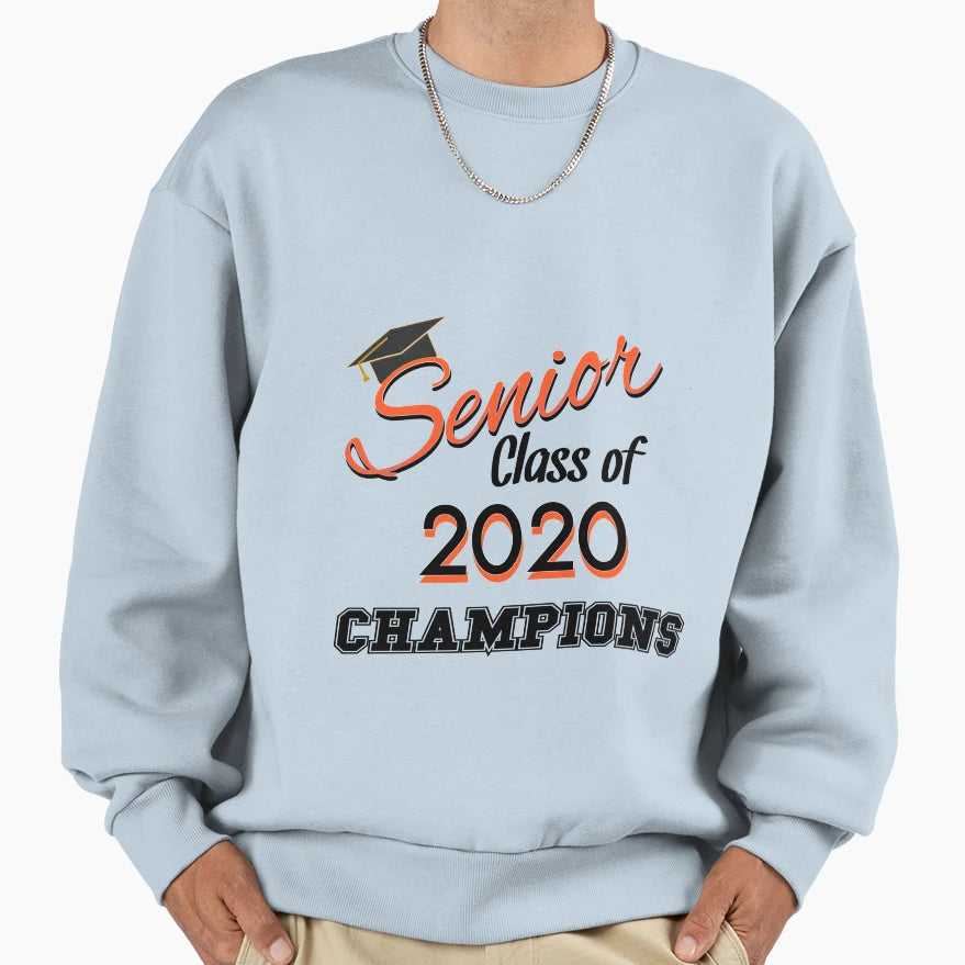 Senior Class 2020 Quarantine Sweatshirt - Trendy Graphic Unisex - T-Shirt, Sweatshirt, Hoodie