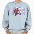 Buffalo Quarterback 17 Cartoon Bold Sweatshirt - Unique Graphic Unisex - T-Shirt, Sweatshirt, Hoodie