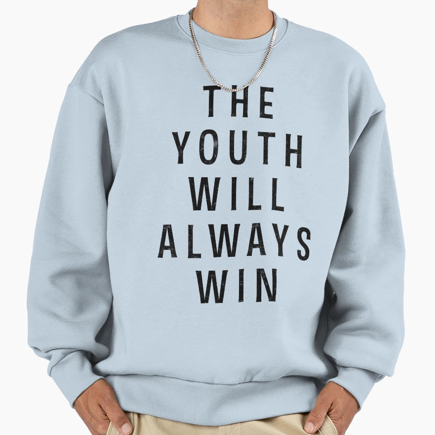 Will Always Win Distressed Text T-Shirt - Custom Art Print Men Women - T-Shirt, Sweatshirt, Hoodie