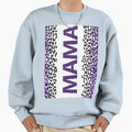Mama Is Halfway Between Purple Sweatshirt - Trendy Graphic for Adults - T-Shirt, Sweatshirt, Hoodie