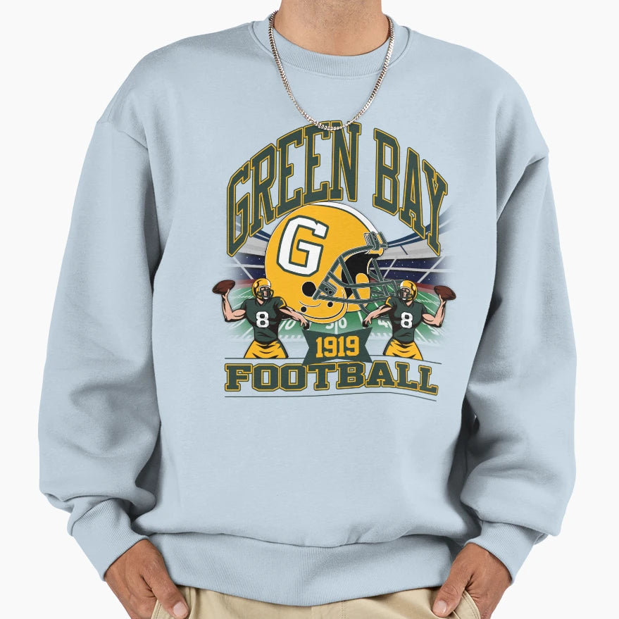 Green Bay Football Gridiron Legacy Sweatshirt - Graphic Print Unisex - T-Shirt, Sweatshirt, Hoodie