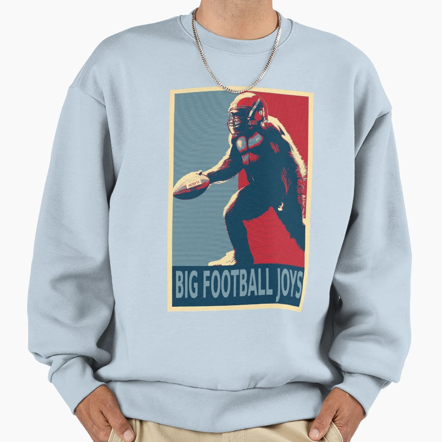 Bigfoot Football Player Hope Sweatshirt - Minimalist Print Unisex - T-Shirt, Sweatshirt, Hoodie