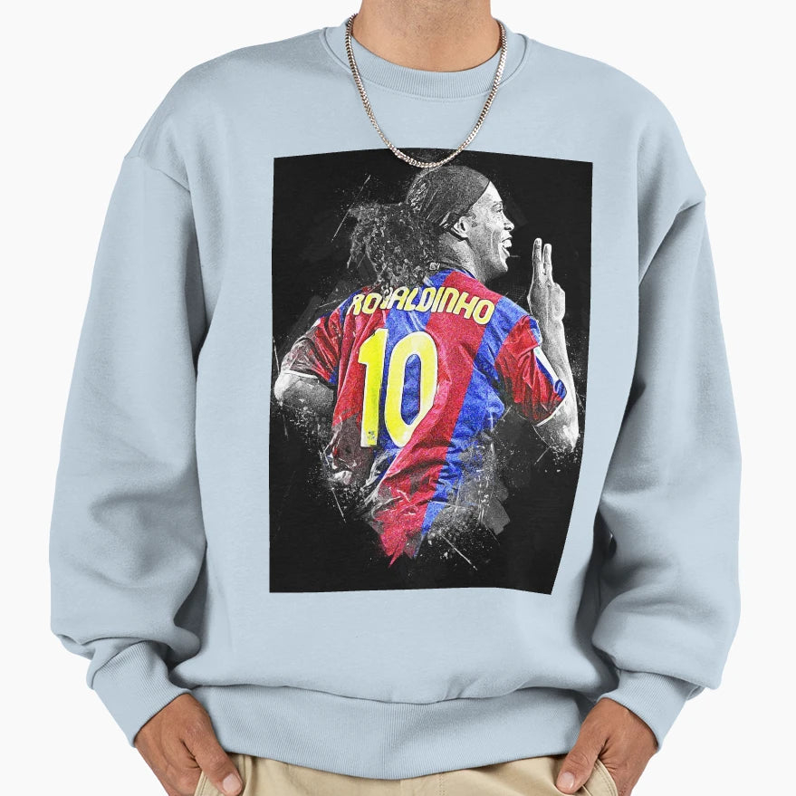 Ronaldinho Sweatshirt - Casual Everyday Wear for Adults - T-Shirt, Sweatshirt, Hoodie