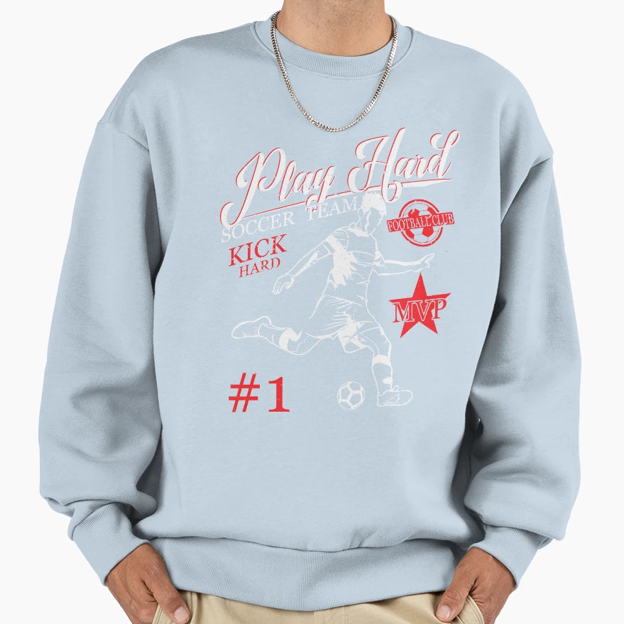 Soccer Footballer Goal Team T-Shirt - Custom Art Print Men Women - T-Shirt, Sweatshirt, Hoodie