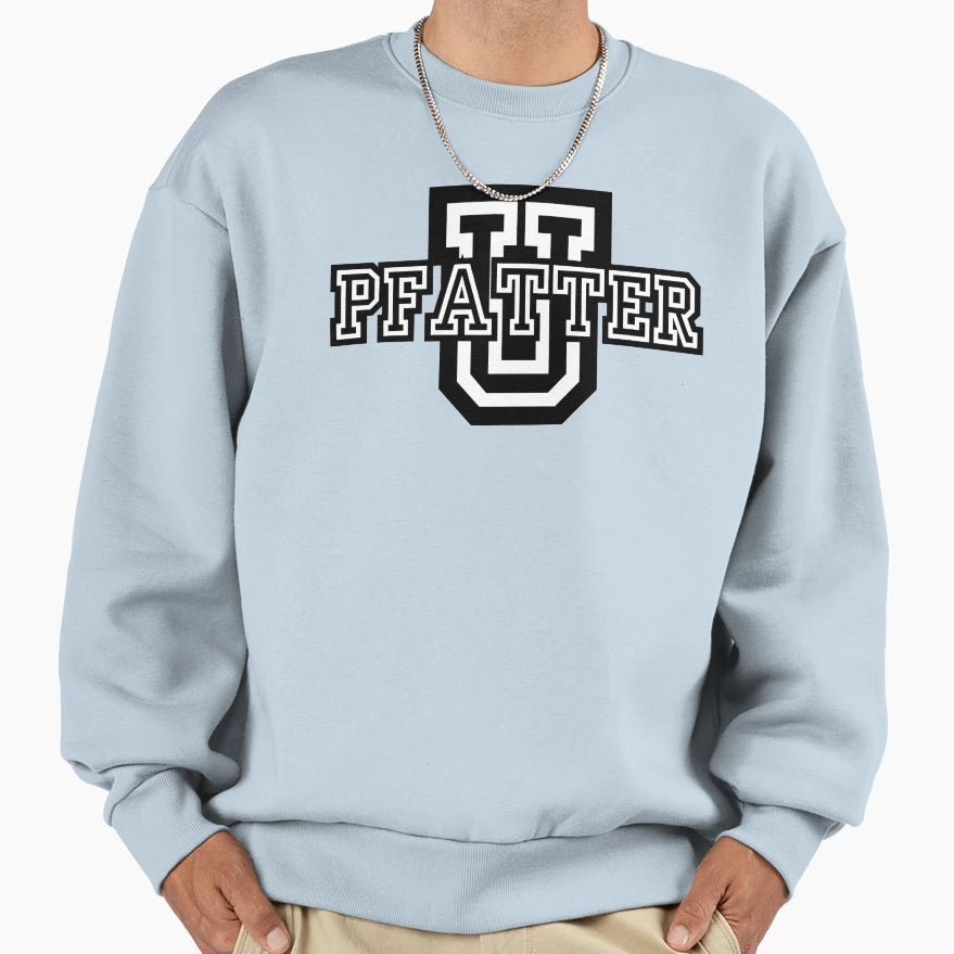 Pfatter U Bold Logo Sweatshirt - Trendy Graphic Unisex - T-Shirt, Sweatshirt, Hoodie