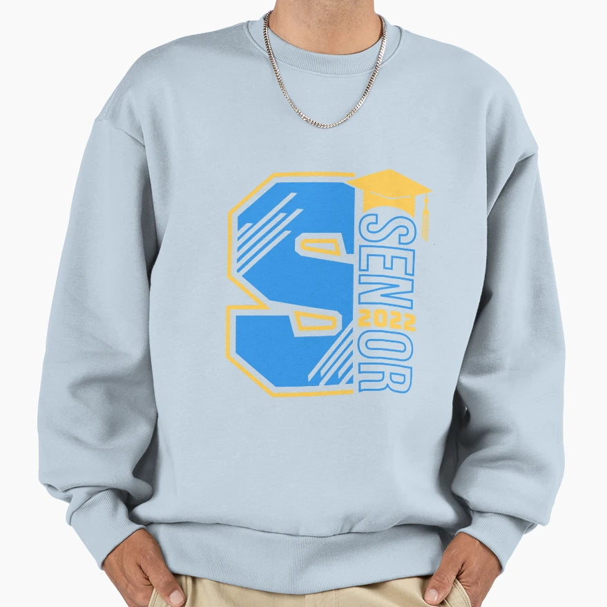 Senior 2022 Sweatshirt - Minimalist Print for Adults - T-Shirt, Sweatshirt, Hoodie