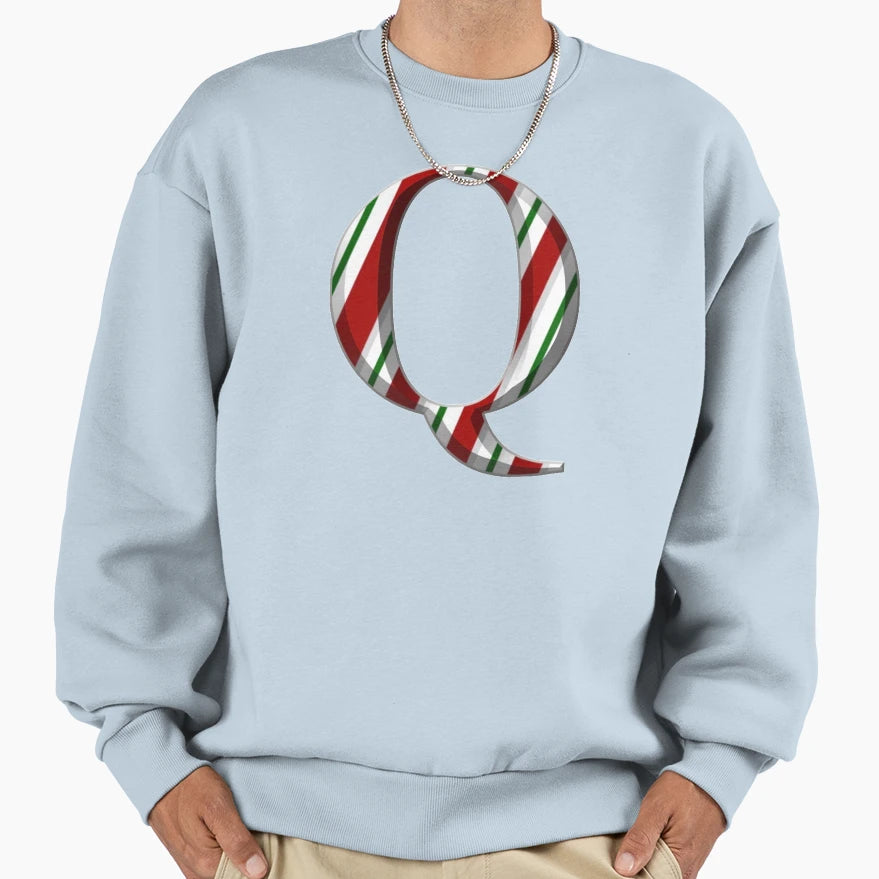 Monogram Letter Q Sweatshirt - Fun Novelty Design for Adults - T-Shirt, Sweatshirt, Hoodie