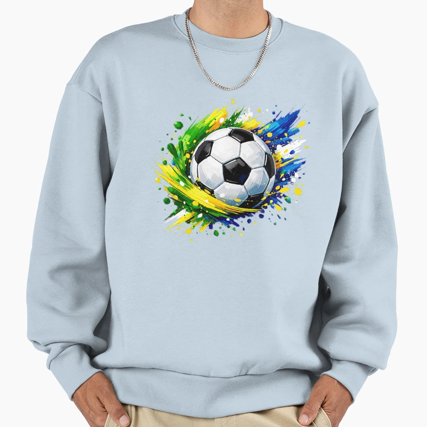 Soccer Ball Sweatshirt - Streetwear Style Unisex - T-Shirt, Sweatshirt, Hoodie