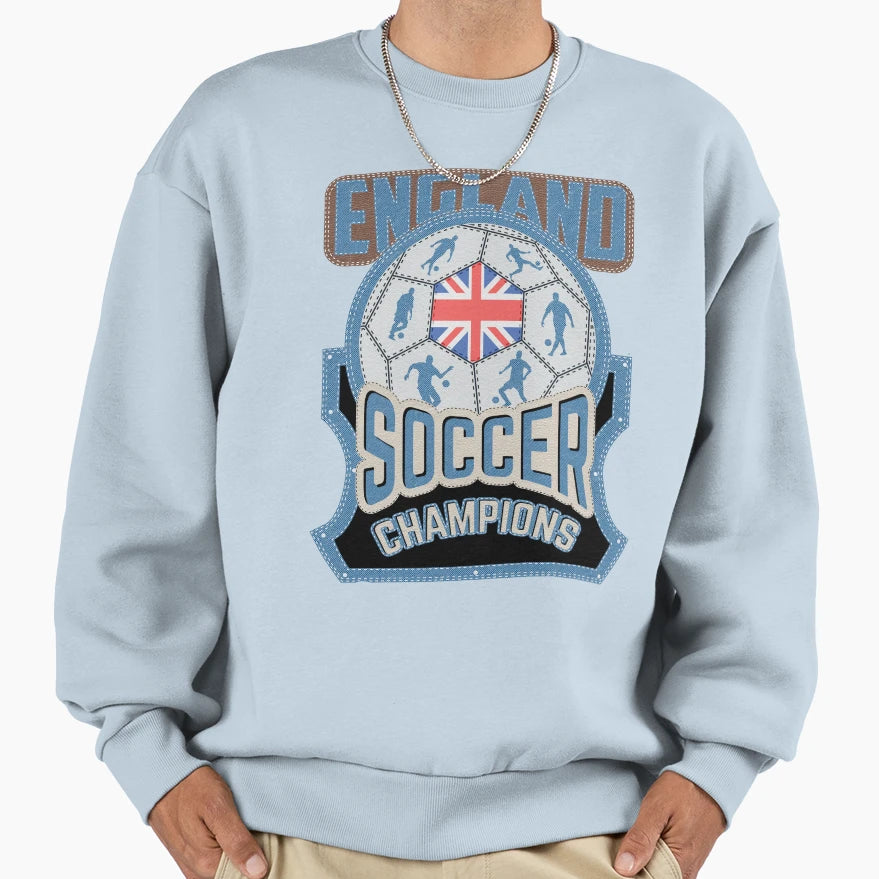 England Soccer Champions Sweatshirt - Unique Graphic Unisex - T-Shirt, Sweatshirt, Hoodie