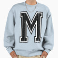 Big Varsity Letter M Sweatshirt - Trendy Graphic Unisex - T-Shirt, Sweatshirt, Hoodie