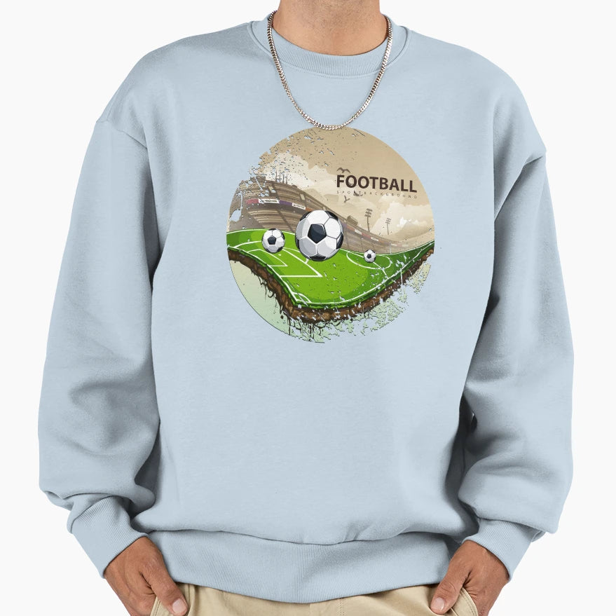 Football Sweatshirt - Custom Art Print Men Women - T-Shirt, Sweatshirt, Hoodie