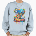 Alphabet Fusion Art Letter Z Sweatshirt - Casual Everyday Wear for Adults - T-Shirt, Sweatshirt, Hoodie
