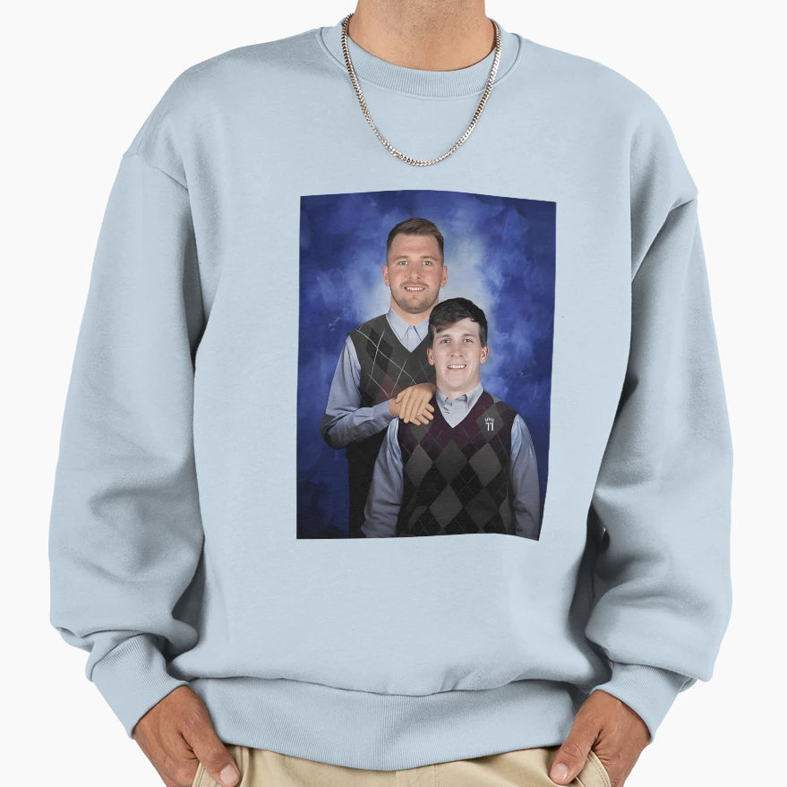 Austin Reaves Luka Doncic Step Brothers Sweatshirt - Trendy Graphic Unisex - T-Shirt, Sweatshirt, Hoodie