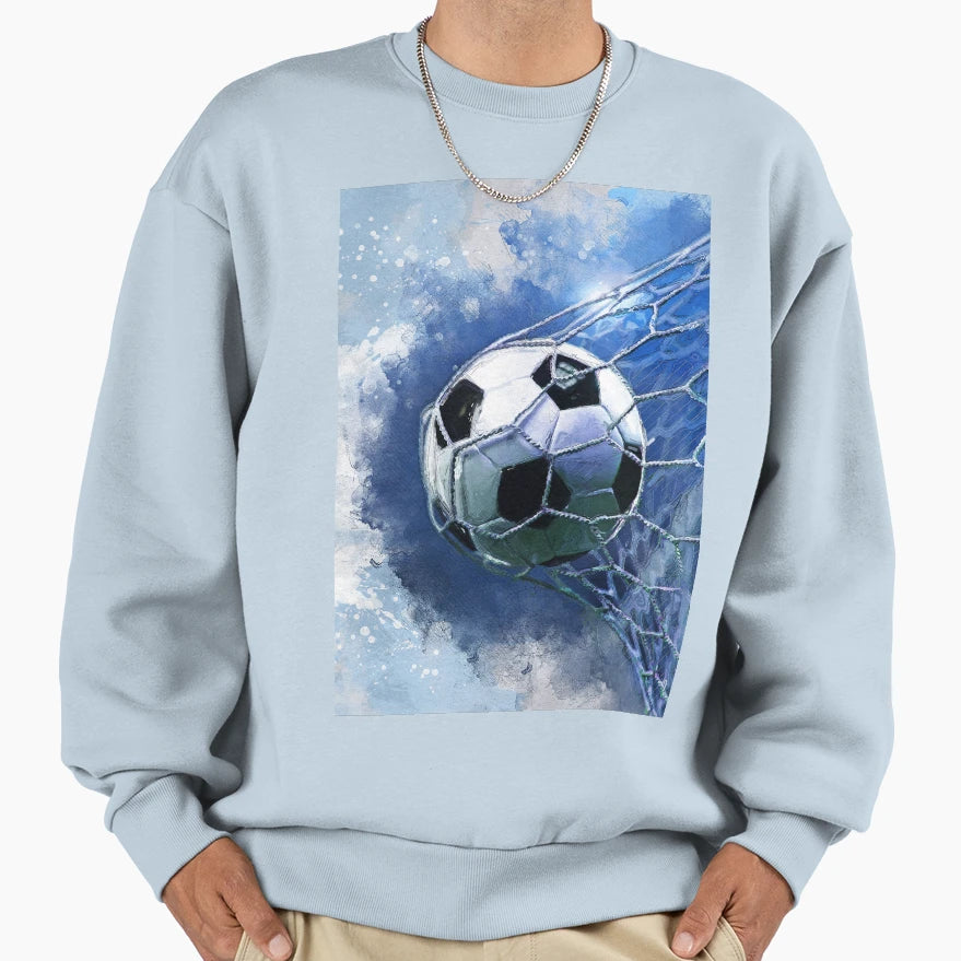 Football Watercolor Sport Art Sweatshirt - Fun Novelty Design Unisex - T-Shirt, Sweatshirt, Hoodie