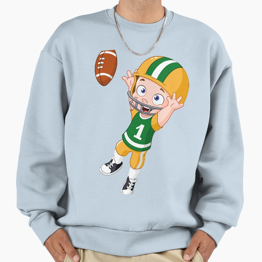 Football Sweatshirt - Unique Graphic Men Women - T-Shirt, Sweatshirt, Hoodie