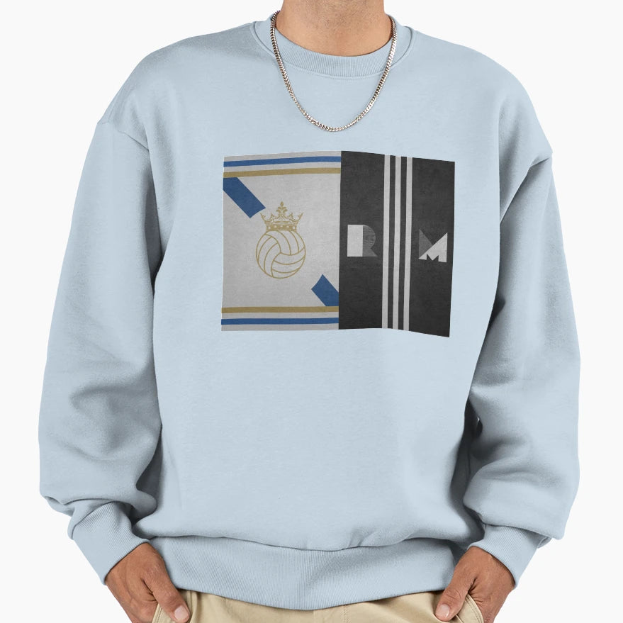 Real Model Soccer Sweatshirt - Minimalist Print Men Women - T-Shirt, Sweatshirt, Hoodie