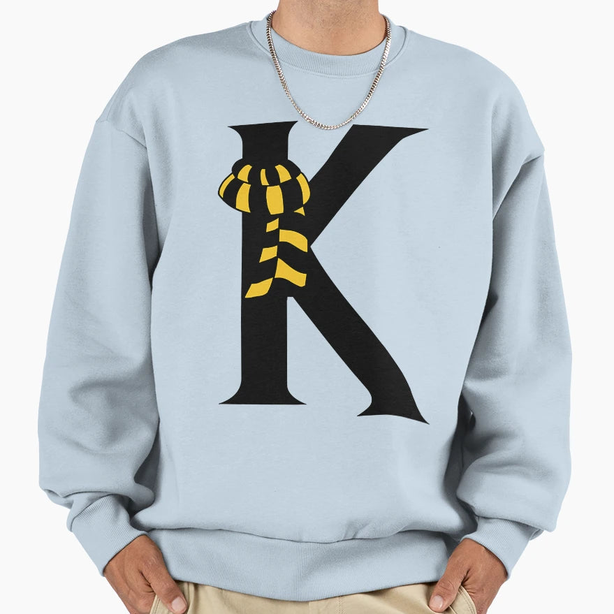 Letter K Huffle Harry Magic School Sweatshirt - Custom Art Print Unisex - T-Shirt, Sweatshirt, Hoodie