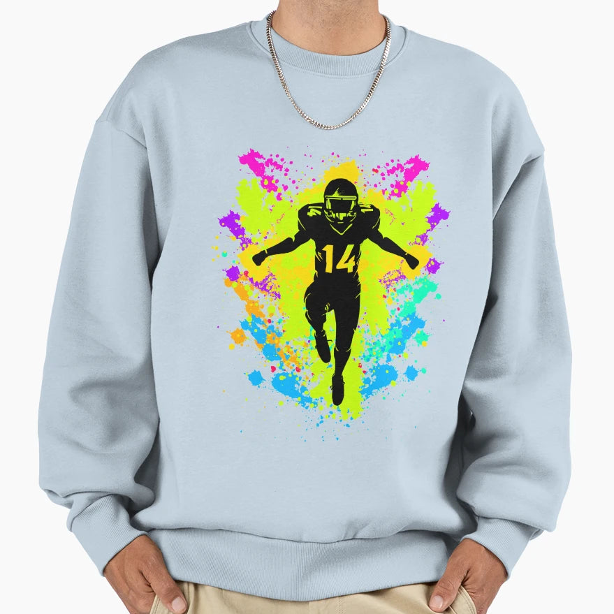 Field And Couch Front Tv American Sweatshirt - Minimalist Print Men Women - T-Shirt, Sweatshirt, Hoodie