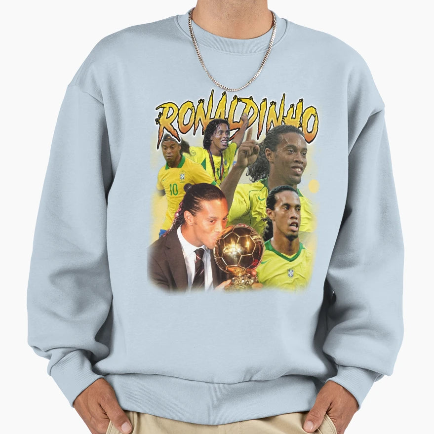 Ronaldinho Quality Sweatshirt - Unique Graphic Unisex - T-Shirt, Sweatshirt, Hoodie