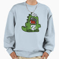 Alphabet Letter Z Rawrsome Green Sweatshirt - Unique Graphic Unisex - T-Shirt, Sweatshirt, Hoodie