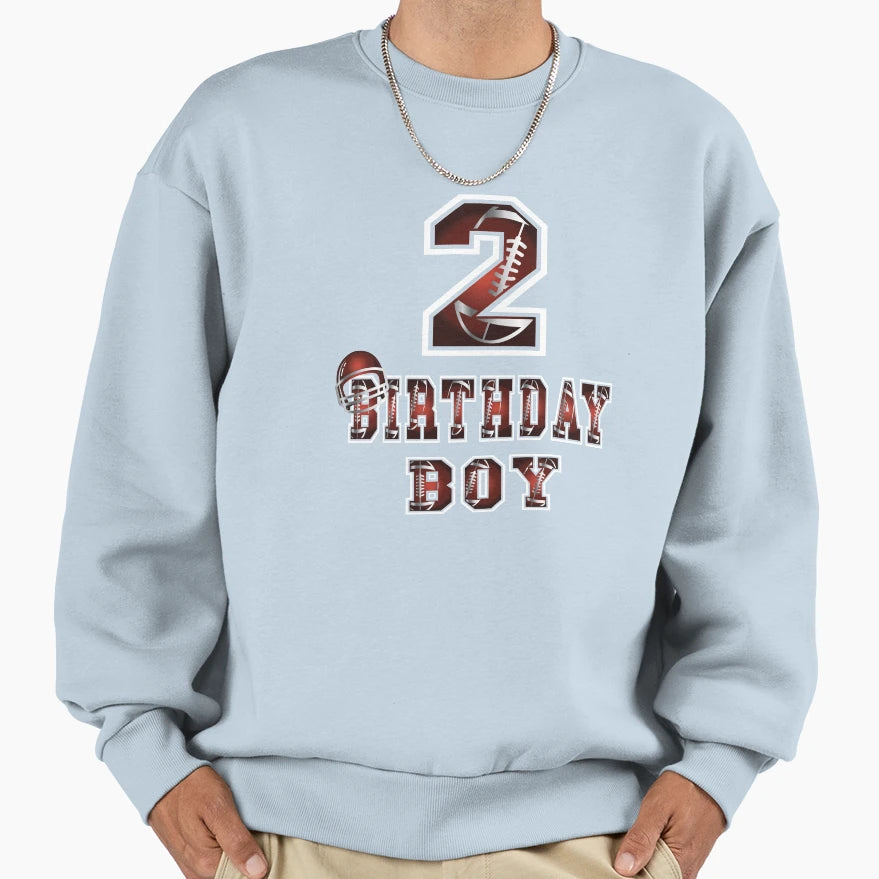 2Nd Birthday 2 Years Old Sweatshirt - Casual Everyday Wear Men Women - T-Shirt, Sweatshirt, Hoodie