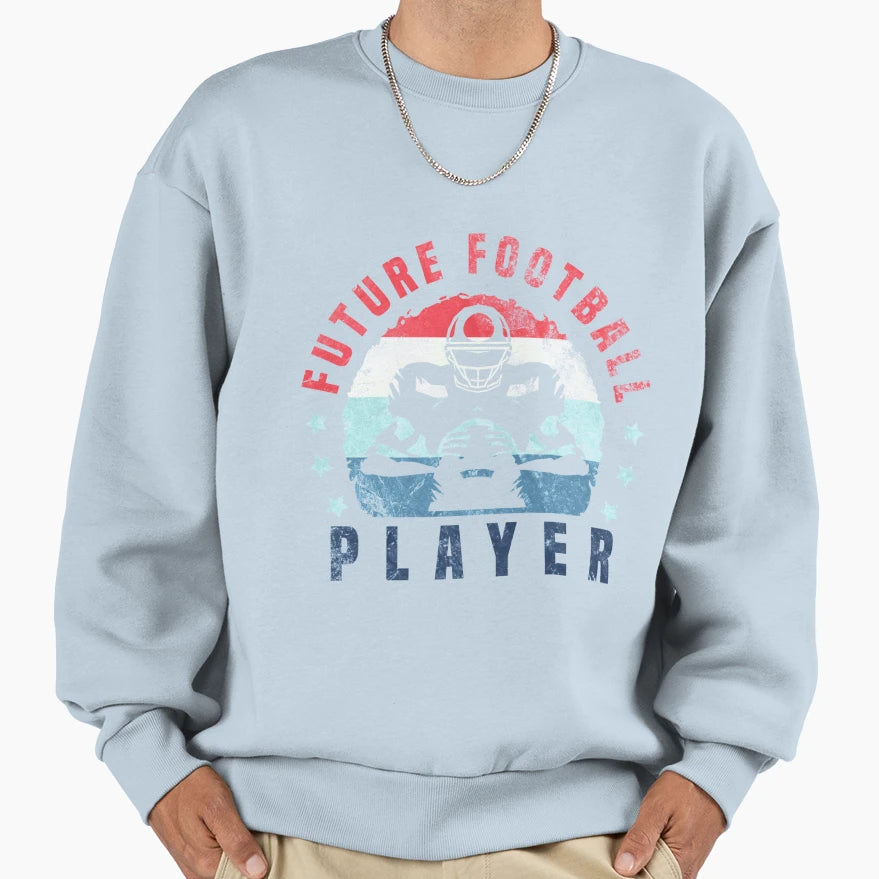 Future Football Player Lover Football T-Shirt - Graphic Print Men Women - T-Shirt, Sweatshirt, Hoodie