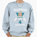 Funny Couples 4Th Wedding T-Shirt - Minimalist Print for Adults - T-Shirt, Sweatshirt, Hoodie
