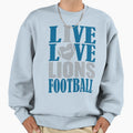 Football Detroit Lions Sweatshirt - Fun Novelty Design Men Women - T-Shirt, Sweatshirt, Hoodie