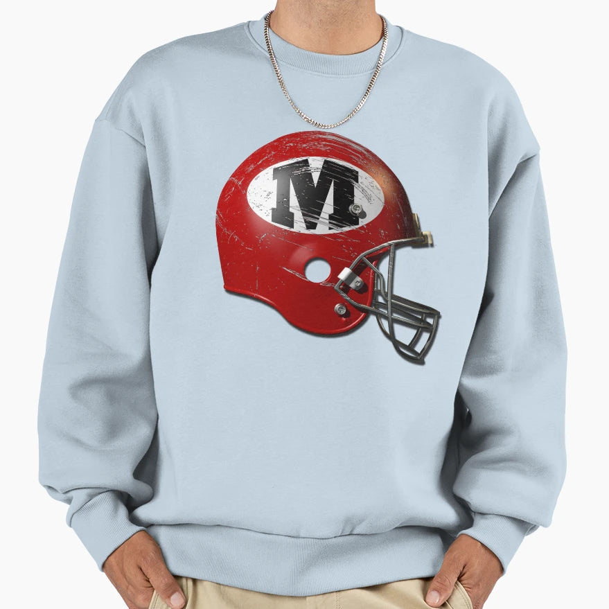 Muskego Football Helmet Sweatshirt - Custom Art Print for Adults - T-Shirt, Sweatshirt, Hoodie
