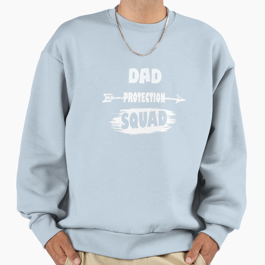 Dad Protection Squad B Day Party Gift Sweatshirt - Minimalist Print Unisex - T-Shirt, Sweatshirt, Hoodie