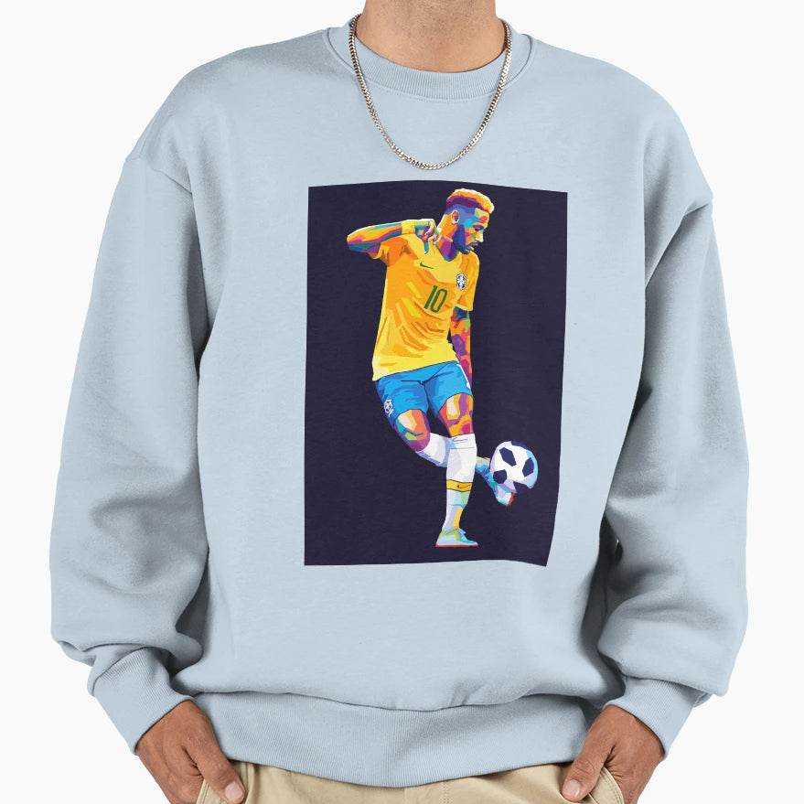 Neymar Jr Wpap Pop Art Sweatshirt - Casual Everyday Wear Men Women - T-Shirt, Sweatshirt, Hoodie