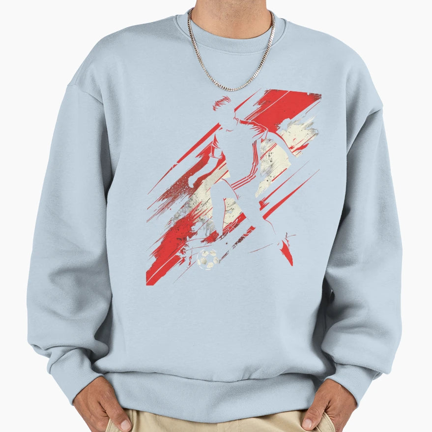 Soccer Player Sweatshirt - Fun Novelty Design Men Women - T-Shirt, Sweatshirt, Hoodie