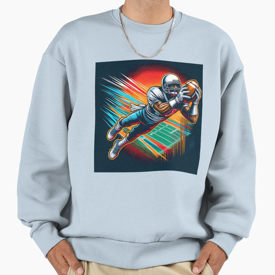 Rugby Player Sweatshirt - Unique Graphic Men Women - T-Shirt, Sweatshirt, Hoodie