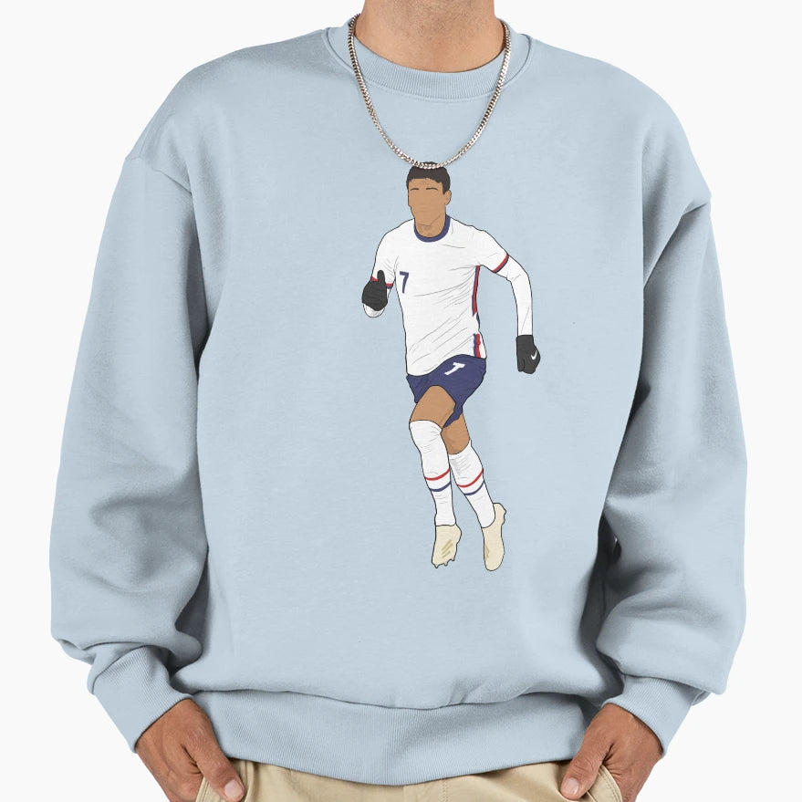 Gio Reyna Usa Sweatshirt - Casual Everyday Wear Men Women - T-Shirt, Sweatshirt, Hoodie