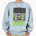 Football Player Sensational Jump Sweatshirt - Fun Novelty Design for Adults - T-Shirt, Sweatshirt, Hoodie