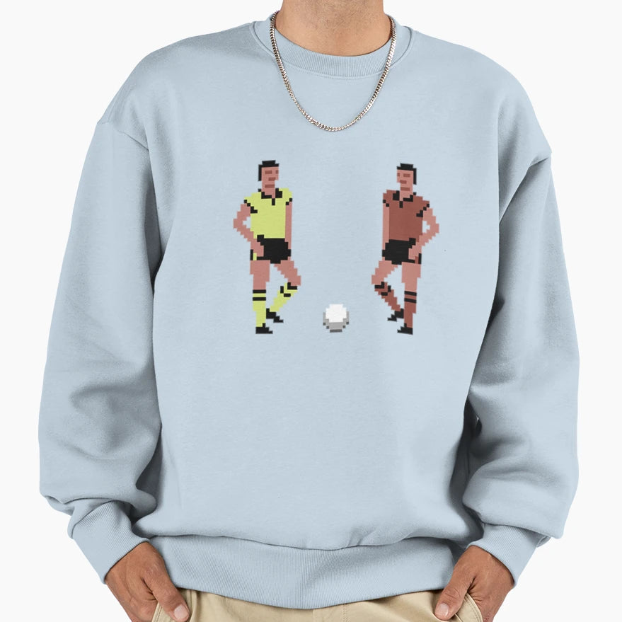 Pixel Soccer Sweatshirt - Novelty Apparel Unisex - T-Shirt, Sweatshirt, Hoodie