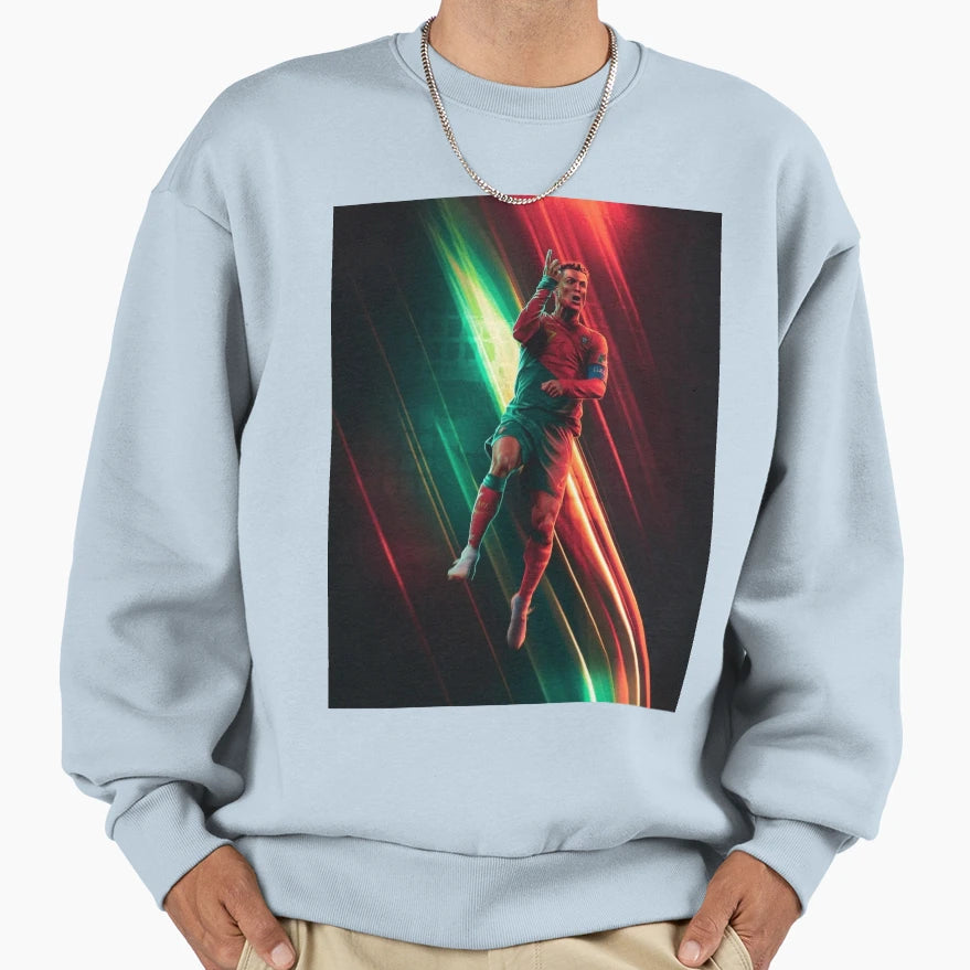 Cristiano Ronaldo Sweatshirt - Minimalist Print for Adults - T-Shirt, Sweatshirt, Hoodie