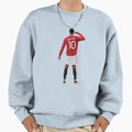 Rashford Celebration Illustration Sweatshirt - Minimalist Print for Adults - T-Shirt, Sweatshirt, Hoodie